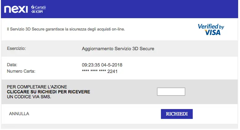 Nexi La Informiamo Che La Sua Utenza Verra Disabilitata